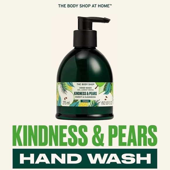 The Body Shop Bath & Body New Kindness Pears Hand Wash By The Body